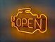 Неоновая вывеска Check engine open 400x240 Желтый CHE-400x240-ЖОВ-042 фото 4