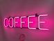 Neon sign Presto Coffee 2000x300 Pink PRE-2000x300-РОЖ photo 8
