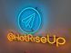 Неонова вивіска HotRiseUp 700x405 Комбінований HOT-700x405-КОМ фото 4