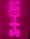 Neon sign Flowers fat vertical 1400x350 Pink КВІ-1400x350-РОЖ photo 5