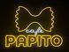 Неоновая вывеска Papito cafe 700x495 Комбинированный PAP-700x495-КОМ фото 1
