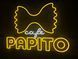 Неоновая вывеска Papito cafe 700x495 Комбинированный PAP-700x495-КОМ фото 2