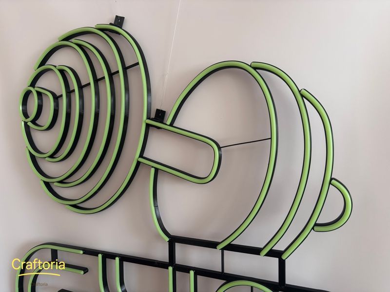 Неоновая вывеска Gym 780x750 Зеленый GYM-780x750-ЗЕЛ фото