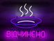 Neon sign Plate open deep 500x450 Combined ТАР-500x450-КОМ-053 photo 1