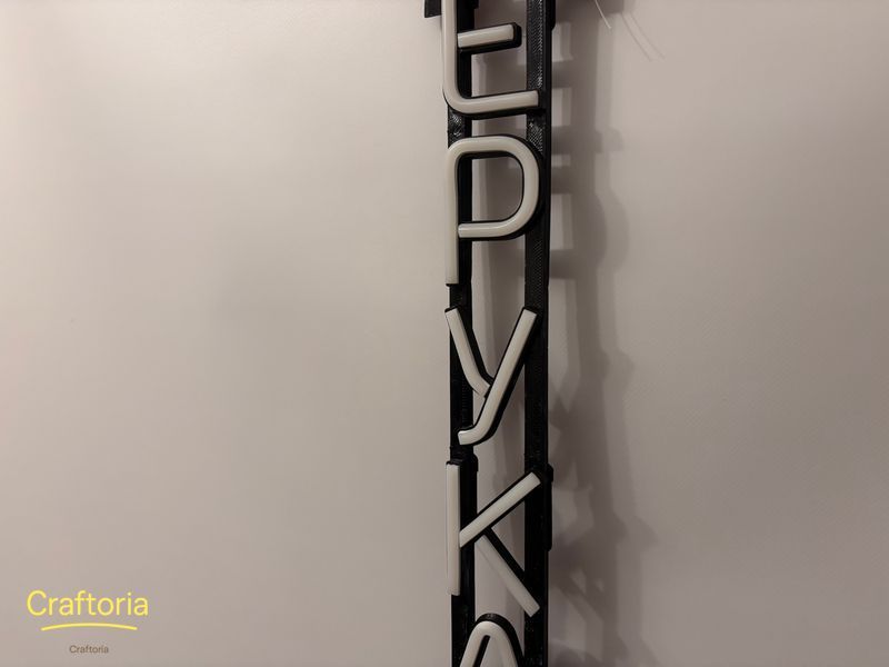 Неонова вивіска Перукарня вертикальна 780x70 Білий ПЕР-780x70-БІЛ фото