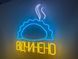 Неоновая вывеска Вареник Открыто 520x470 Комбинированный ВАР-520x470-КОМ фото 2