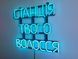 Neon sign Your Hair Station 500x450 Blue СТА-500x450-БЛА photo 4