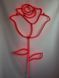 Neon sign Rose 1300x700 Red РОЗ-1300x700-ЧЕР photo 4