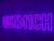 Неонова вивіска QUZM1CH 1000x250 Фіолетовий QUZ-1000x250-ФІО фото 2