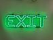 Неонова вивіска EXIT 600x170 Зелений EXI-600x170-ЗЕЛ фото 3
