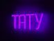 Neon sign Tattoo 220x100 Violet ТАТ-220x100-ФІО photo 2