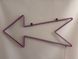 Neon sign Arrow 850x400 Pink СТР-850x400-РОЖ photo 3