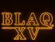 Неоновая вывеска BLAQ XV 1000x510 Желтый BLA-1000x510-ЖОВ фото 1