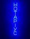 Neon sign Notary vertical 980x108 Blue НОТ-980x108-СИН photo 7