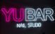Неонова вивіска YU BAR nail studio 1800x600 Комбінований YU -1800x600-КОМ фото 1