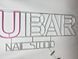 Неонова вивіска YU BAR nail studio 1800x600 Комбінований YU -1800x600-КОМ фото 10