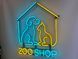 Neon sign Zoo Shop 560x670 Combined ZOO-560x670-КОМ photo 4
