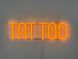 Неоновая вывеска Tattoo 530x150 Желтый TAT-530x150-ЖОВ фото 3