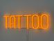 Неоновая вывеска Tattoo 530x150 Желтый TAT-530x150-ЖОВ фото 4